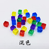 Specification 8mm/10mm blank dice color light surface dice blank square transparent dice game color