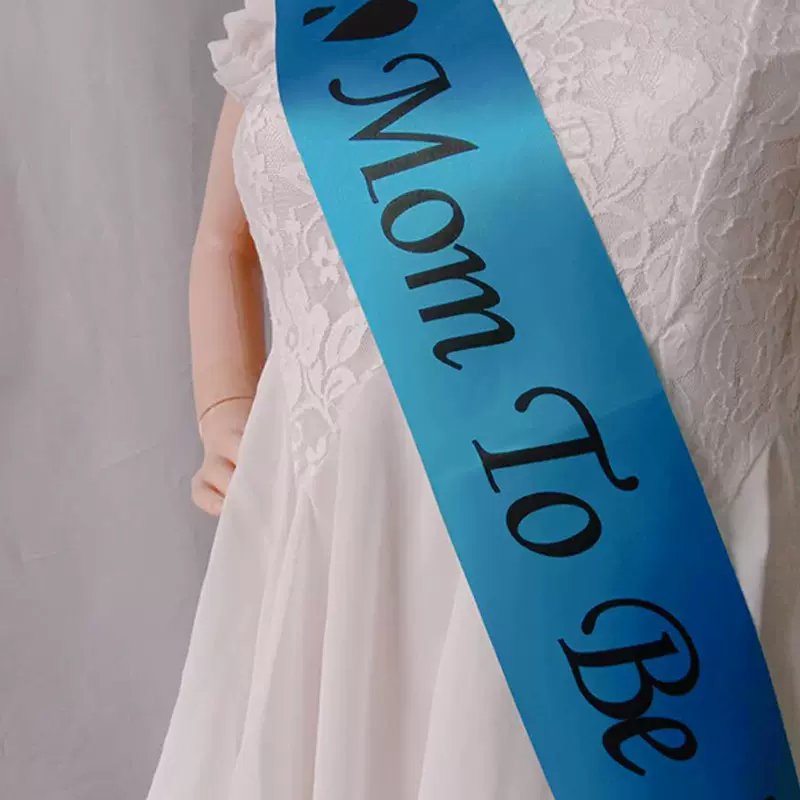 厂家直供单身派对蓝色黑字肩带婚庆装饰肩带女礼仪带化妆服饰道具