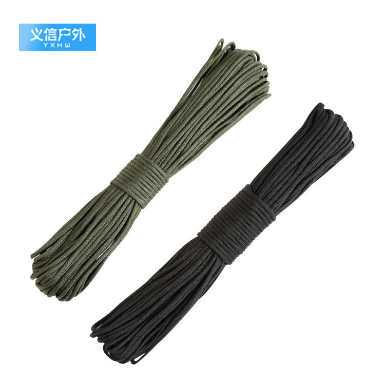 户外伞绳七7芯绳子31米荒野求生伞绳缠刀柄捆绑登山伞兵绳