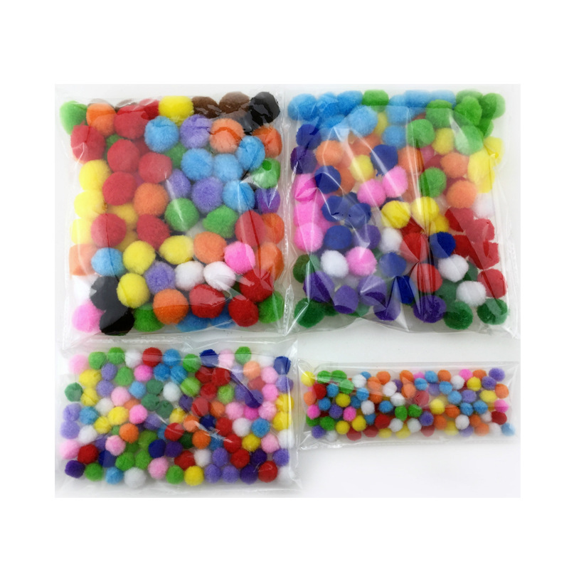 Mixed color wool ball small wool ball diy handmade preschool education wool ball spot small packaging environmental protection Mixed color wool ball small wool ball diy handmade preschool education wool ball spot small packaging environmental protection