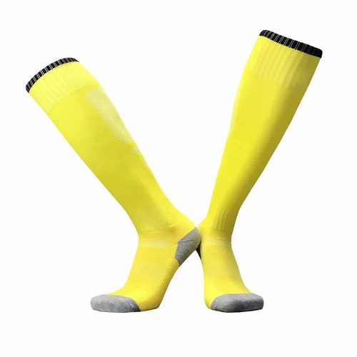 Direct Manufacturer Sales Children's Soccer Socks with Thick Terry Sole Long Socks Adult Sports Plain Color Socks for Men and Women Training Socks