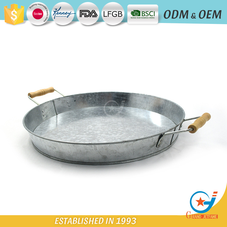 锌铁托盘钢托盘铁皮花盆批发装饰盘酒类收纳实用轻便多功能