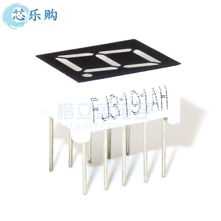 LED数码管 0.39英寸1位红光高亮 0.39一位共阴红色数码管 3191AH