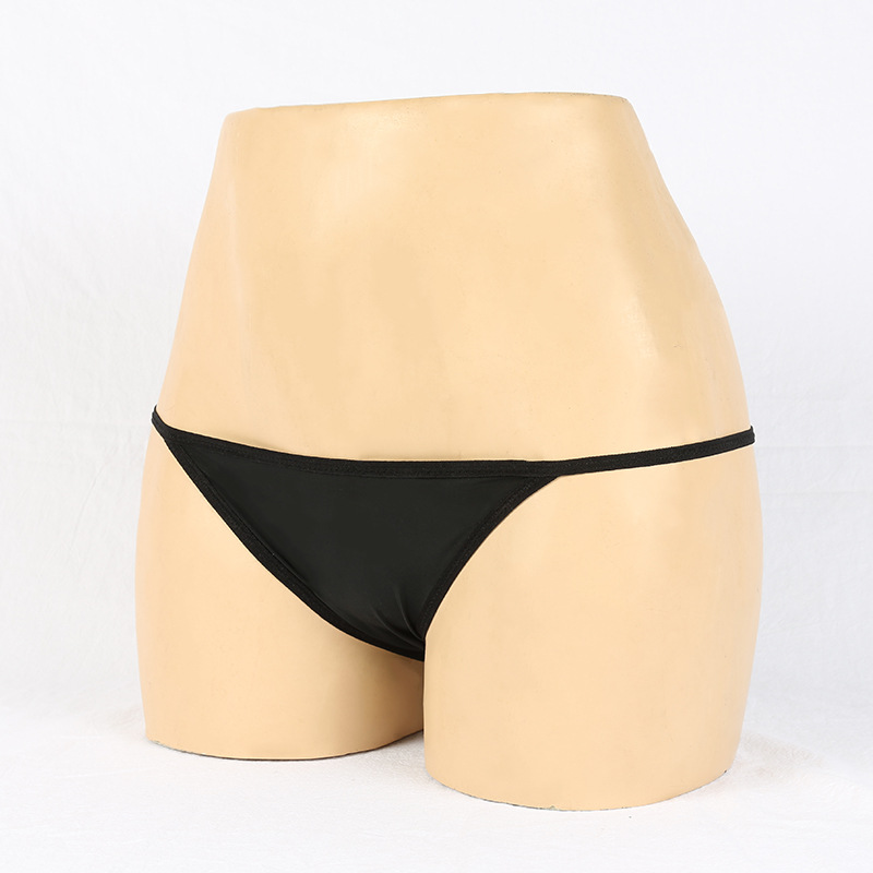 Bikini Leggings Mujer anti-exposición anti-fuga ropa interior de seguridad invisible cómodo color sólido triángulo Tanga