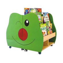 幼儿园双面书柜卵虫造型儿童书架奇奇书架落地书架家用阅读小书架