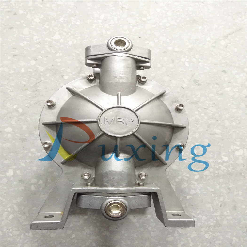 台湾MBP20不锈钢气动双隔膜S-31一寸水性涂料滚涂喷漆泵化工输送