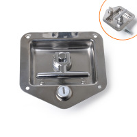 RV cắm trại xe kéo có thể gập lại bằng thép không gỉ T tay cầm Hộp dụng cụ khóa sàn Tay Nắm Xe tải chống gỉ