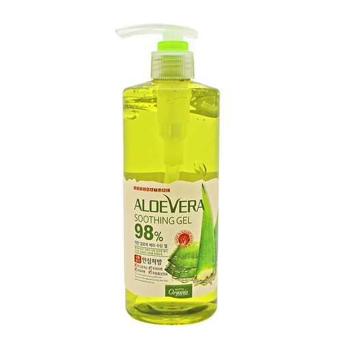 Korean original imported aloe vera gel 400g unisex aloe vera moisturizing repair hydrating whitening gel lotion