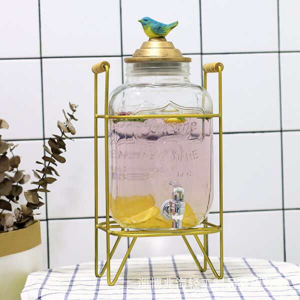 5 -liter rooster elephant cover with faucet glass buffet beverage…