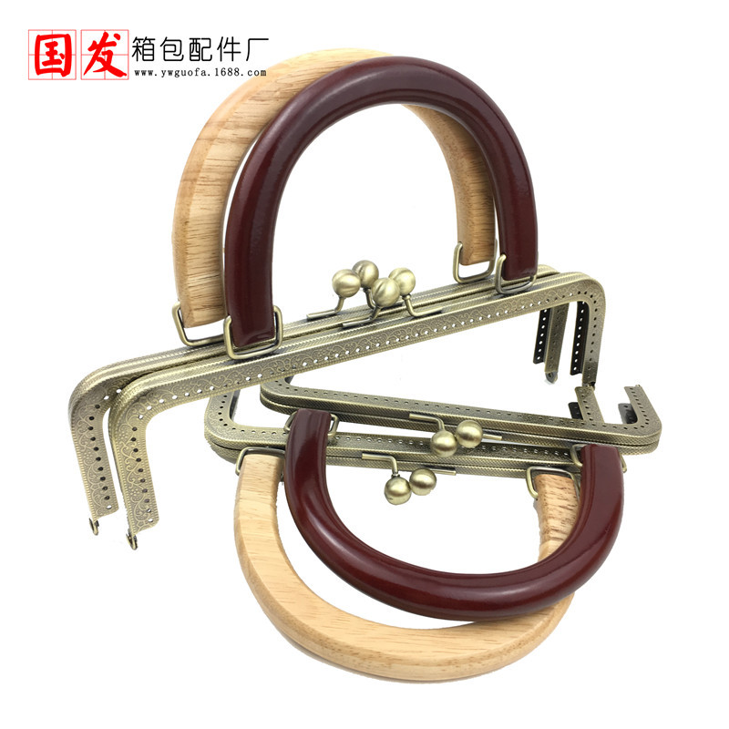 20cm 25cm cuadrado empujado pallet cabeza de madera mano tronco café de alta calidad mano de madera oro boca mayorista