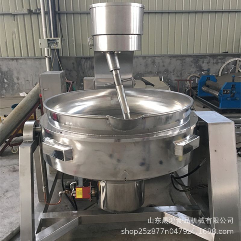 热销  全自动搅拌辣椒酱行星炒锅 不锈钢糖炒栗子行星炒锅