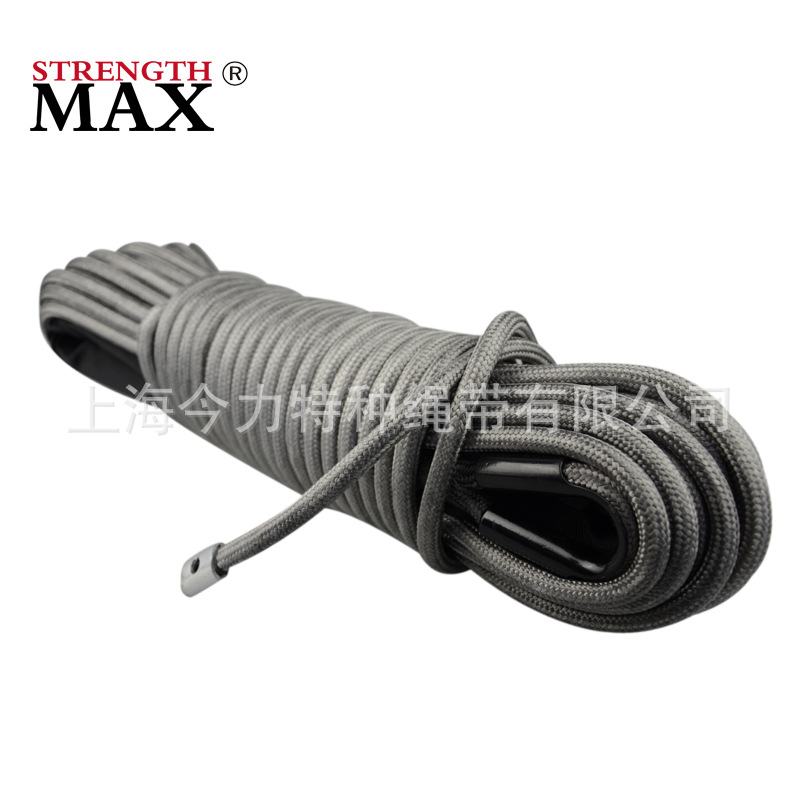 供应超高分子量聚乙烯十二股绞盘绳 汽车拖车绳 绞盘绳 厂家直销