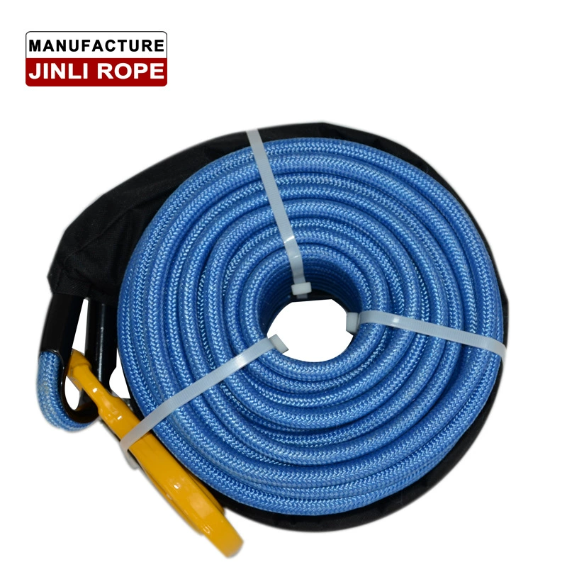 Прямая Продажа с завода внедорожник синтетический трос лебедки 14 мм * 50 м двойной плетеный трос лебедки UHMWPE