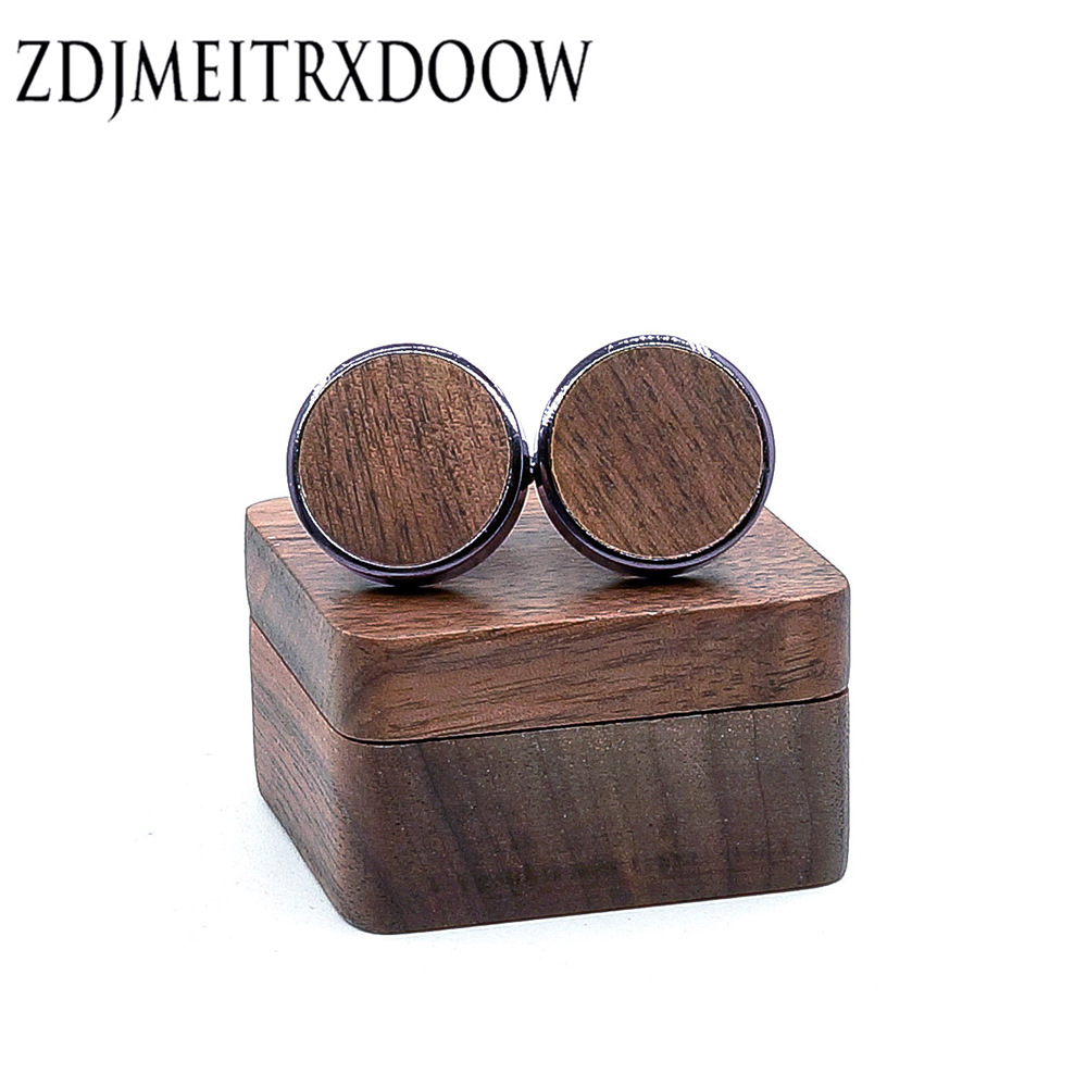 Wooden cufflinks, French shirt sleeves,...