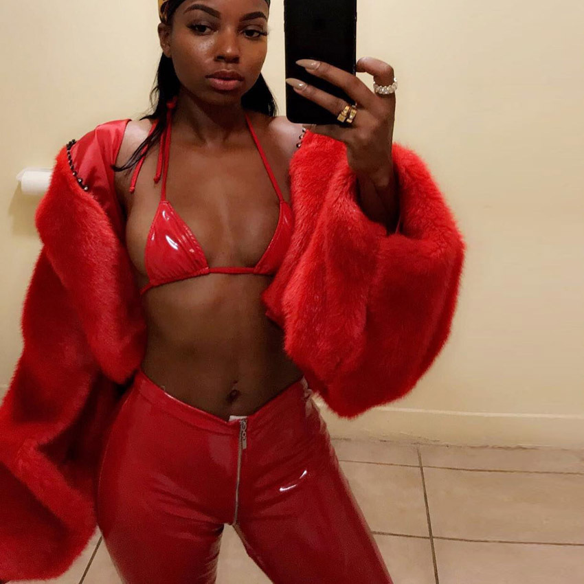 Sexy calle chica charol medias coloridos pantalones de cuero cremallera entrepierna pantalones discoteca etapa trajes europeos y americanos pole dance