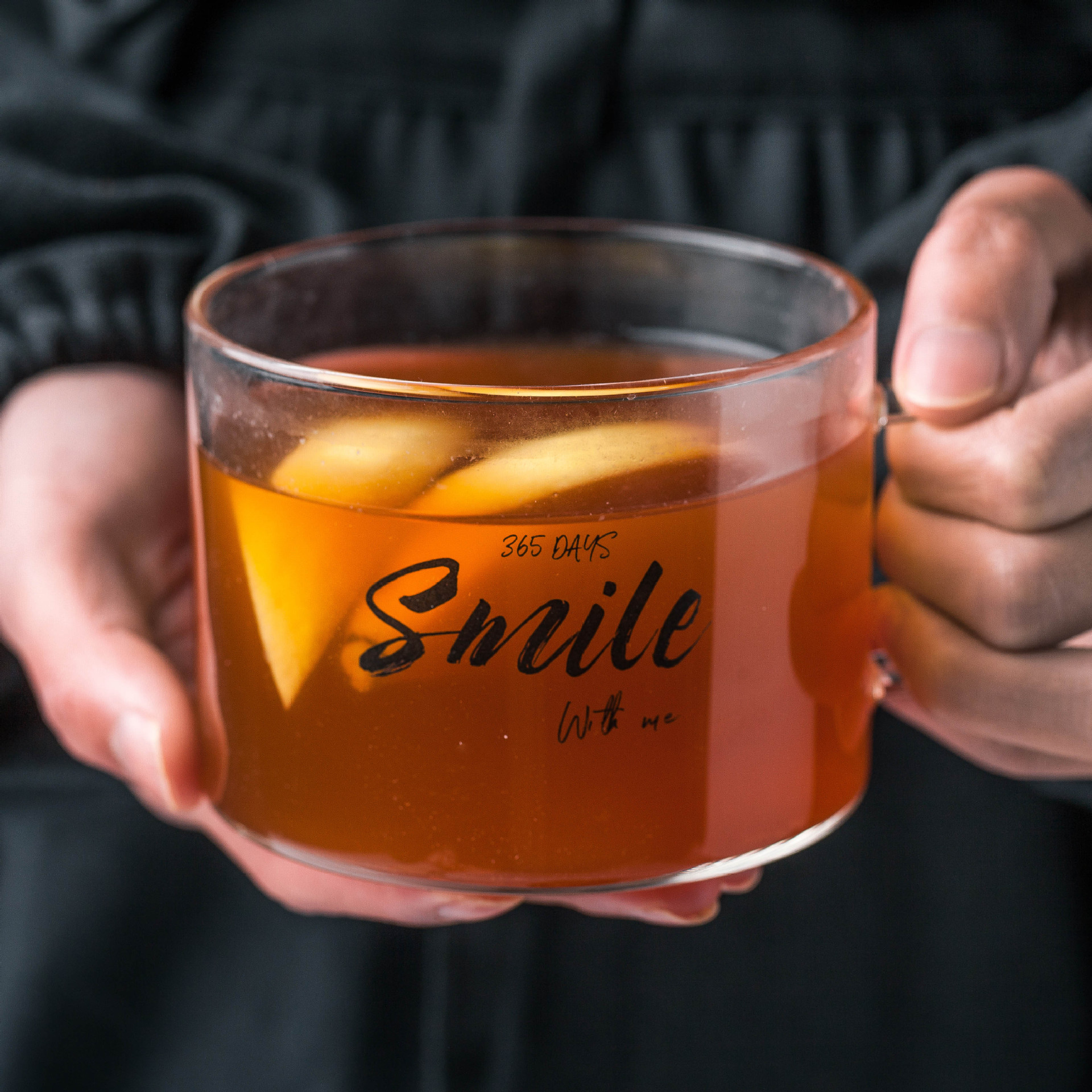 Venta al por mayor carta creativa taza de vidrio taza grande con mango Oficina taza de té taza de postre taza de desayuno de avena