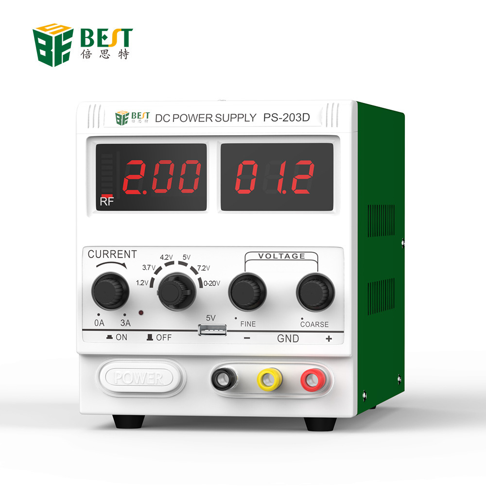 倍思特 20V3A稳压直流源 可调节电流带信号测试手机维修维修电源