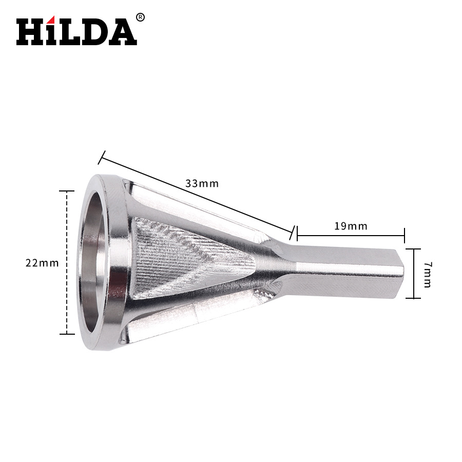 Hilda herramienta de biselado removedor de tornillos Burr Dispositivo de biselado externo rectificado ángulo de corte excepto perforación herramienta de taladro eléctrico