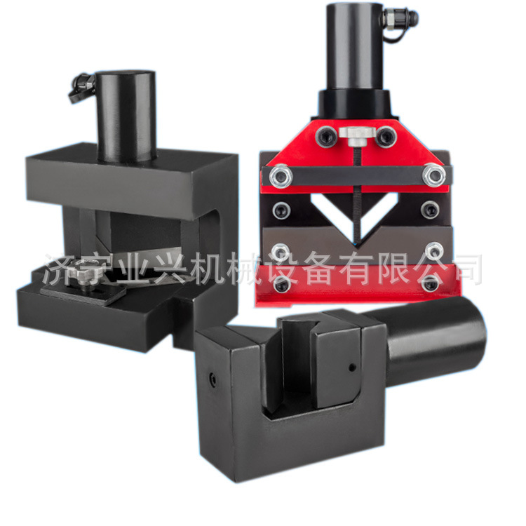 角铁加工机角钢切断机 多动能三合一切角倒角液压折弯机