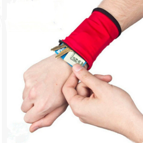 В наличии Пакетная уличная сумка на запястье Многофункциональный набор на запястье Чехол для ключей Спортивный наручник Портмоне для ключей