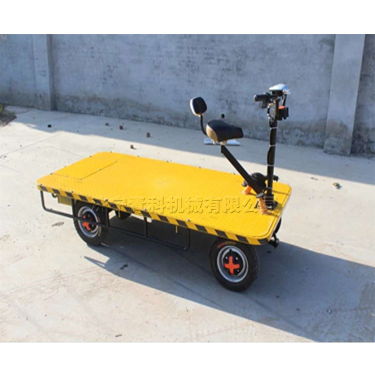 厂矿厂区大宗货物托运平板车 座驾式电动四轮车 城乡瓜果搬运车