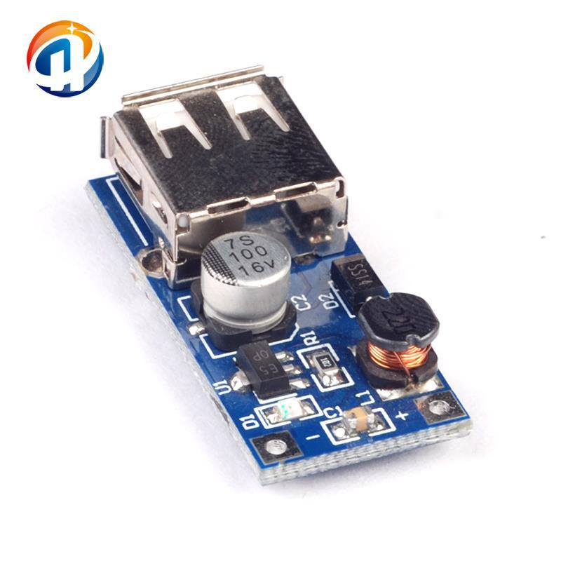 DC-DC升压模块(0.9~5V)升5V 600MA USB升压电路板 移动电源