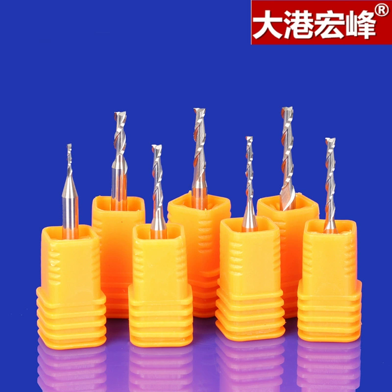 3,175 Тайвань Chunbao Вольфрамовая сталь переменный диаметр обоюдоострый фреза компьютерная гравировка машина резак из вольфрамовой стали спиральный фреза из сплава