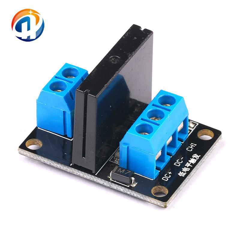 1路5V/12V/24V低电平固态继电器模块带保险丝固态继电器250V2A
