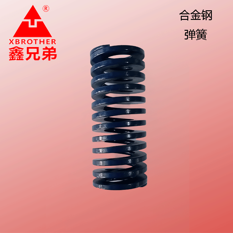 厂家直供合金钢日标右旋弹簧压缩矩形螺旋耐高温轻负荷蓝色弹簧