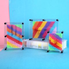 Creative Model Plastic Needle Frame Square 3D Versatile Needle Art Personality Hand Touch Gift 3D Cloned Handprint