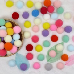 1cm Colored Elastic Chenille DIY Polyester Chenille Children's Fuzzy Ball Toy Accessory Shoes and Hats Mixed Color Chenille