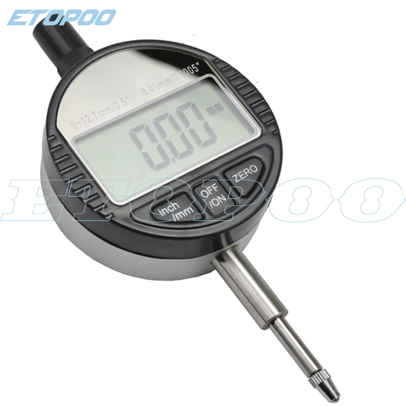 0-12.7/25.4mm 精度0.01/0.001mm 电子数显百分表 千分表