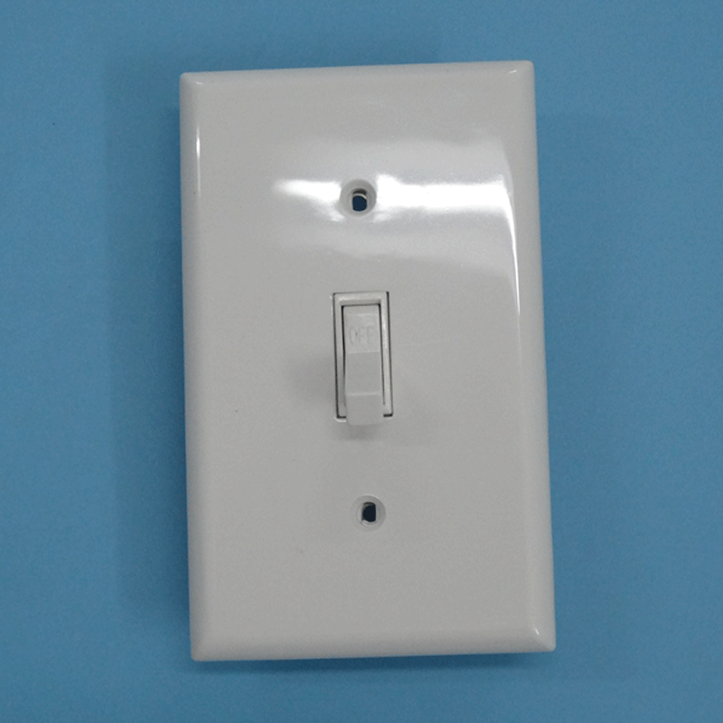 厂家供应美式拨动开关  美规墙壁电源开关面板 美标一开单控开关
