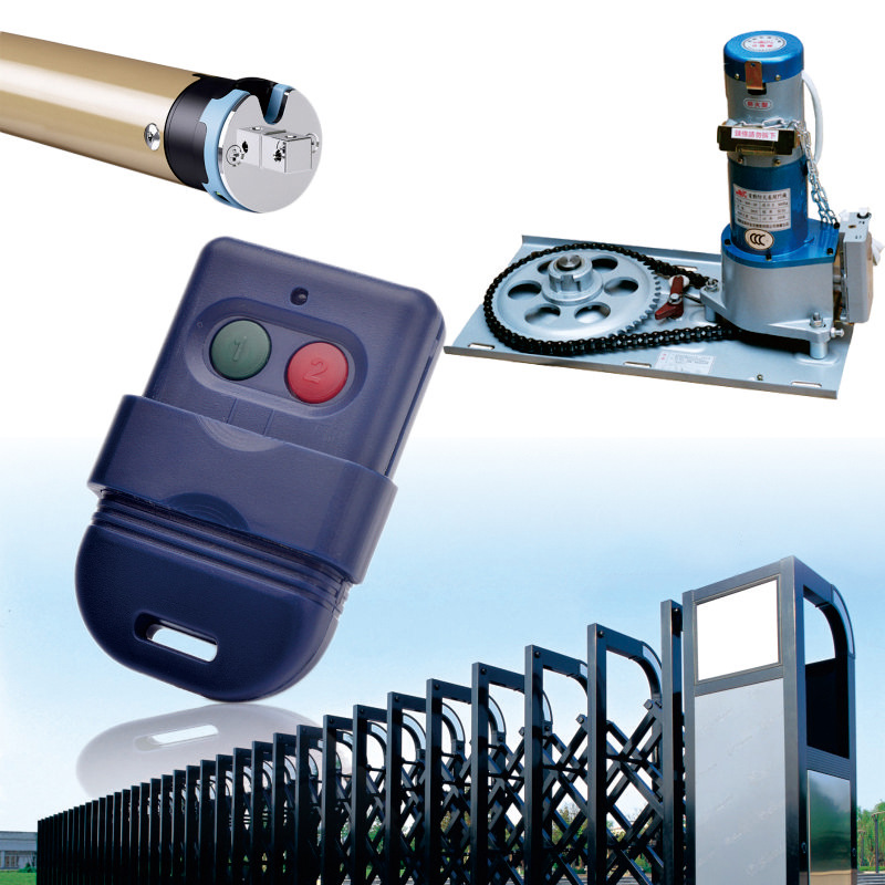 拷贝/对拷型塑胶电动门无线遥控器智能门磁433/315 学习码 遥控器