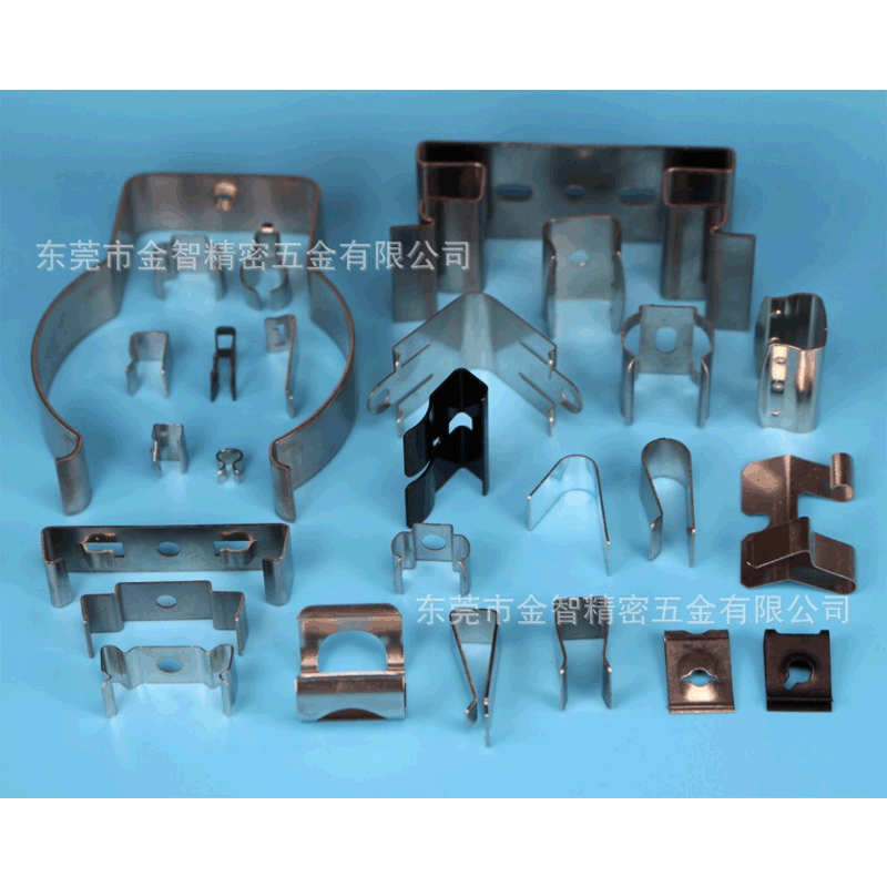 工厂生产led安装弹片筒灯不锈钢卡扣 固定弹簧扣冲压件连接器