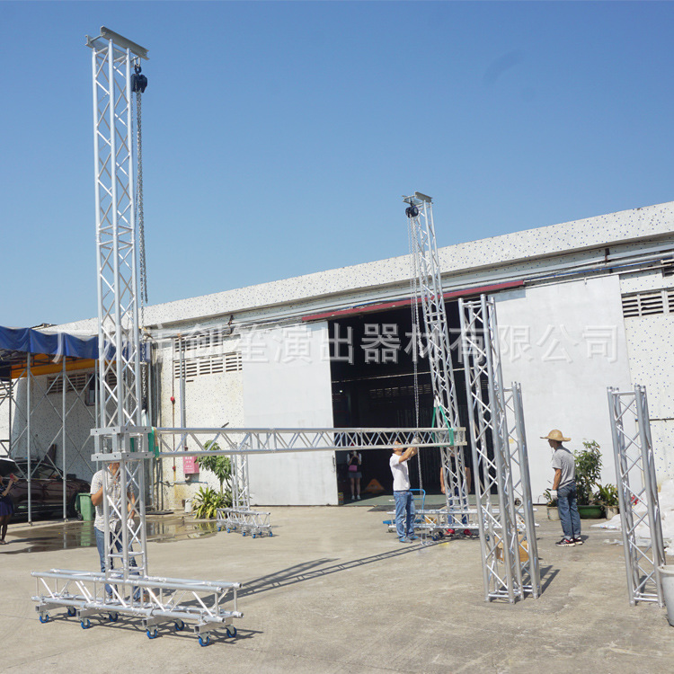 创笙厂家直销铝合金音箱架庆祝演出生产加工TUV SGS CE ISO欧标展