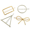 Accessory, metal hairgrip with bow, fashionable ponytail, hairpins, suitable for import, European style