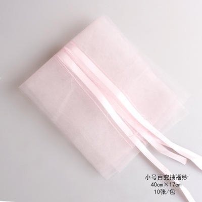 Roland flor material de embalaje Swan Lake ropa de plumas variedad de hilo plisado ramo de embalaje de papel de gasa de alta gama conveniente