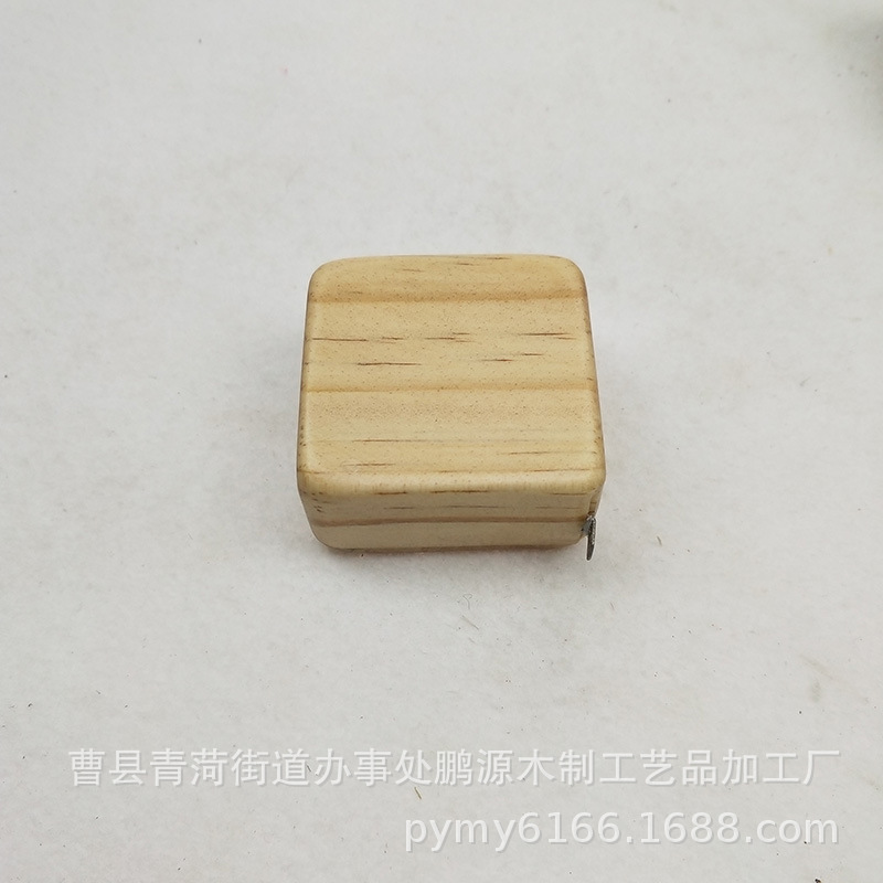 厂家批发1米1.5米2米实木卷尺木制围尺木制钢尺量尺木质工艺卷尺