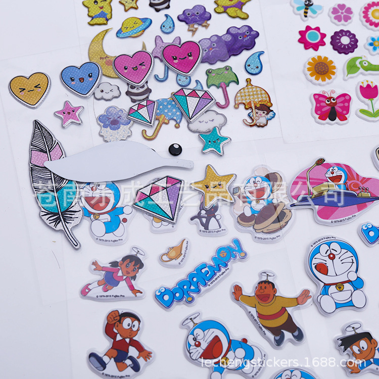 cartoon cute colored paper