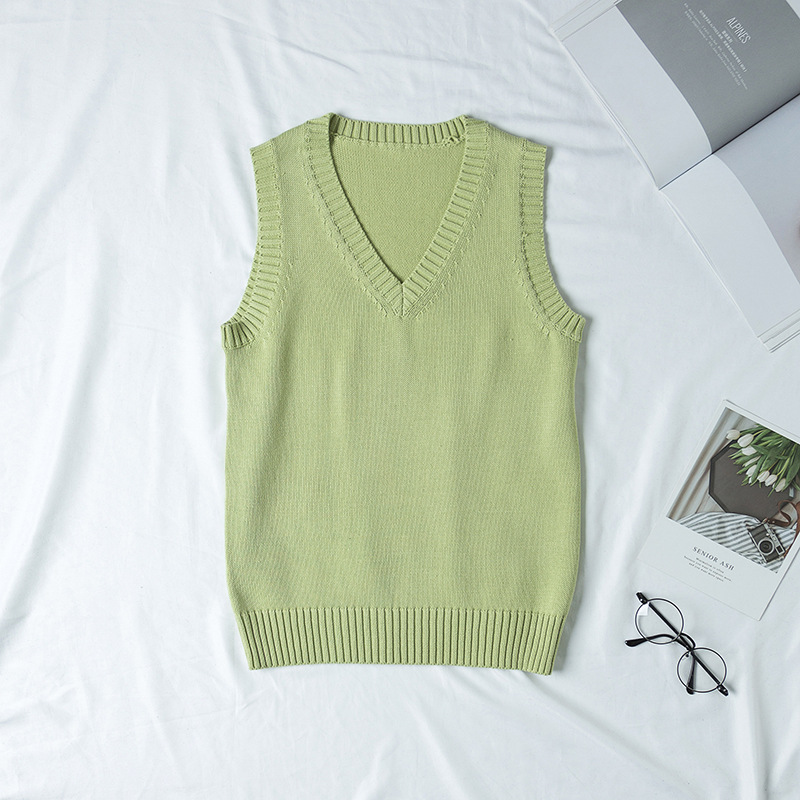 Zhuobei Clothing Knitting Factory Has In-Stock Wholesale of British-Style School Uniform Vests (Jk Uniforms). We Accept Orders for Sizes from Tmall and Taobao