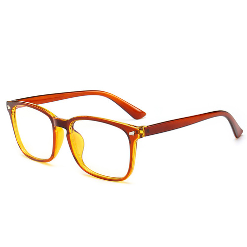 Anti-blue light glasses, women's eye protection, no prescription, flat lenses, Korean style, large frame, versatile, suitable for men, large face, nearsighted eyes