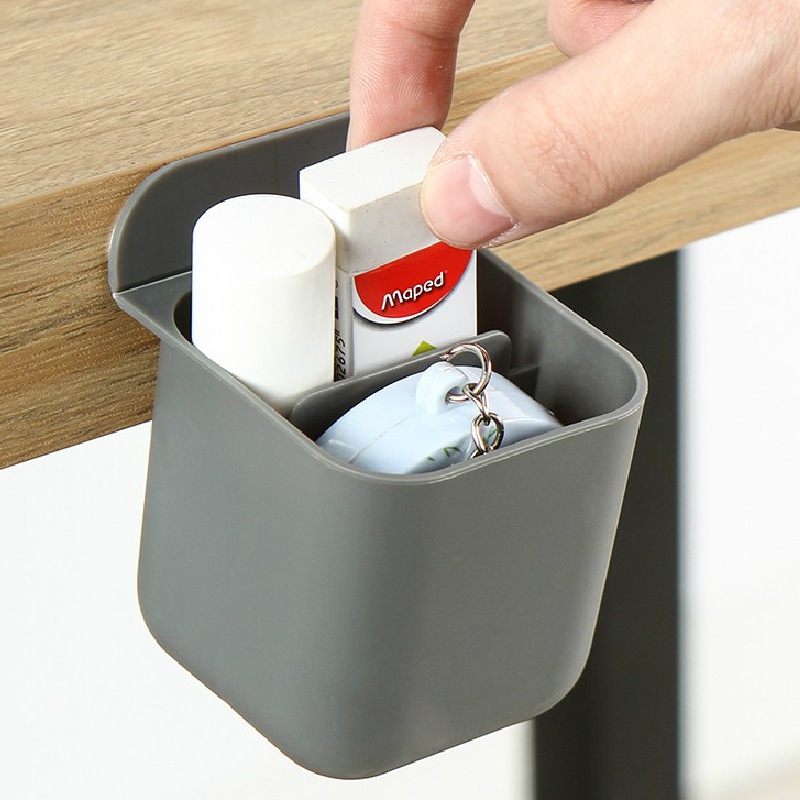 デスクトップ収納ペンホルダー多機能オフィスシンプル収納ボックスデスクトップパソコン貼付可能小物収納筒