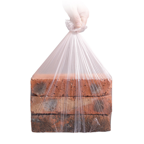 Colorful large thickened flat mouth garbage bag Japanese technology black 45*50PE five consecutive rolls 100 pieces