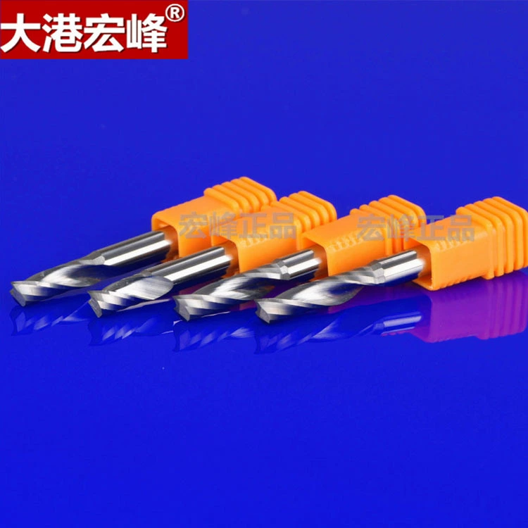 Акриловая односторонняя фреза из вольфрамовой стали Chunbao класса A, 6 мм \ 8 мм, рекламный гравировальный станок, резак с антипригарным покрытием