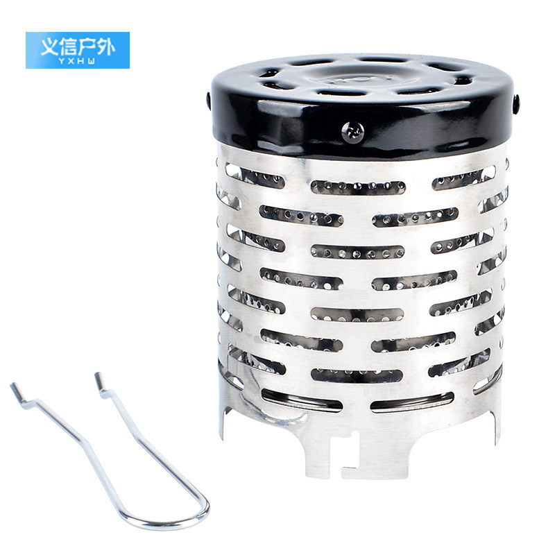 Outdoor mini heating stove tent Heater equipment camping portable autumn and winter stainless steel heating cover