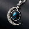 Tide, zodiac signs, starry sky, necklace, sweater, pendant stainless steel, Japanese and Korean