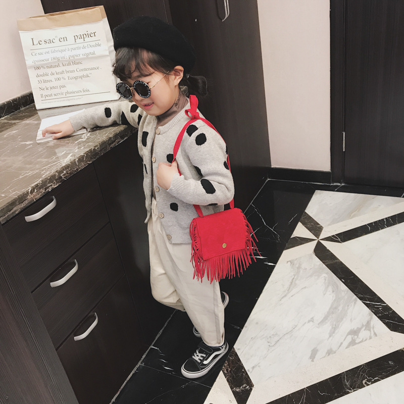 2024 nuevo bolso de los niños coreanos de la manera de las niñas bolsa de mensajero del hombro linda princesa bebé accesorios bolsa de moda