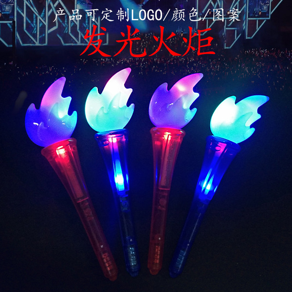 Spot LED luminous torch Yunnan Torch Festival luminous stick bonfire…