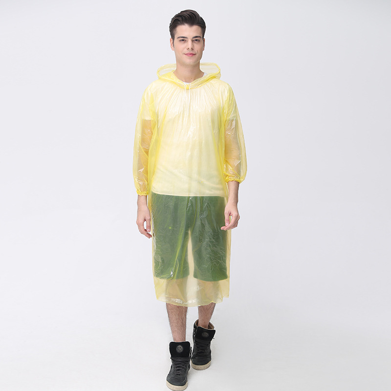 Disposable raincoat thickened outdoor transparent raincoat mountaineering hiking poncho men and women children hooded raincoat Disposable raincoat thickened outdoor transparent raincoat mountaineering hiking poncho men and women children hooded raincoat